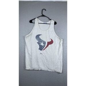 Houston Texans Shirt Mens XL Gray NFL Football Reebok Tank Top Sleeveless